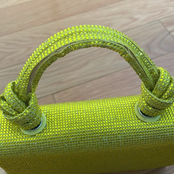 Zara yellow sequin clutch - Picture 5 of 7